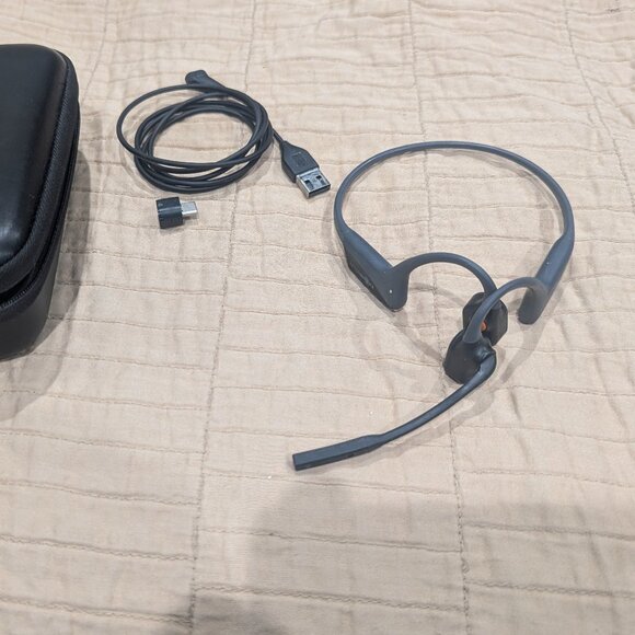 Aftershokz OpenComm (Gen 1) Bone Conduction Stereo BT Communication Headset - Picture 2 of 3